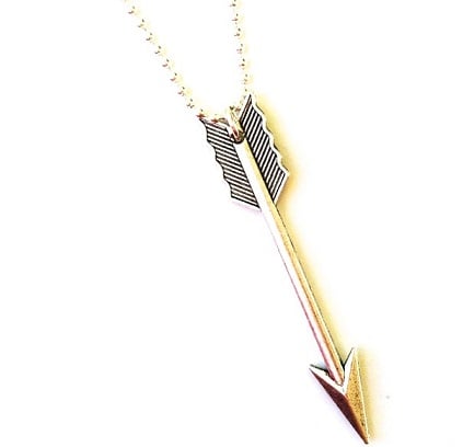 Image of Kool Jewels oversized arrow necklace 