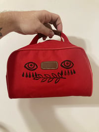 Image 3 of 'Muerte Roja' Blockprinted Bag (One Of A Kind)