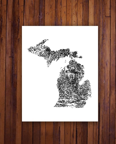 Image of Michigan Made Screenprint - 16" x 20"