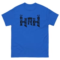 Image 4 of HNH Crown & Flame T-Shirt (Black Print)