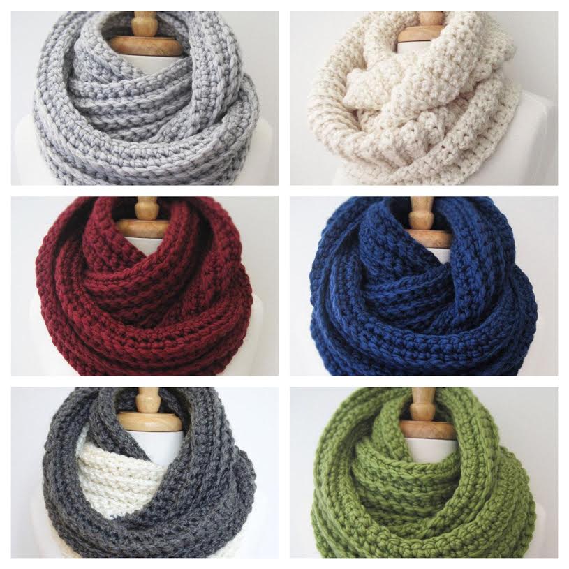 Image of Chunky Crochet Scarf