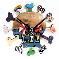 Image 1 of "Boneless" Skateboard Clock by Deckstool.