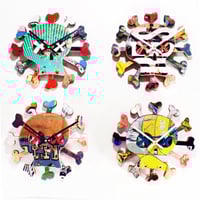 Image 4 of "Boneless" Skateboard Clock by Deckstool.