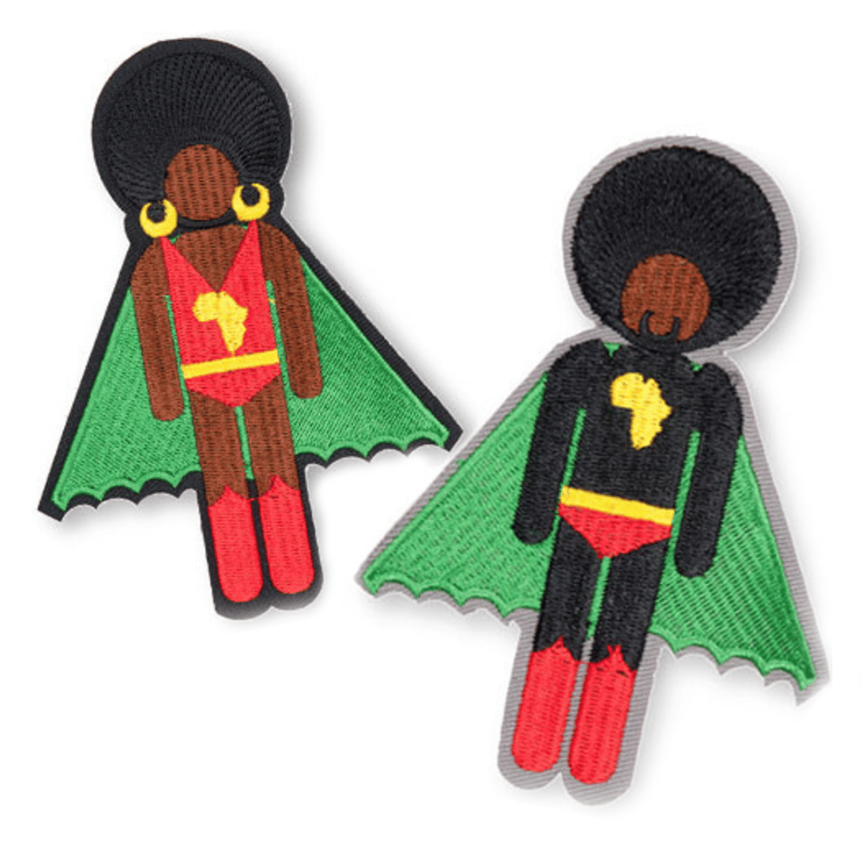 Image of AFRO SUPA® SEW-ON PATCHES: BROTHA OR SISTA