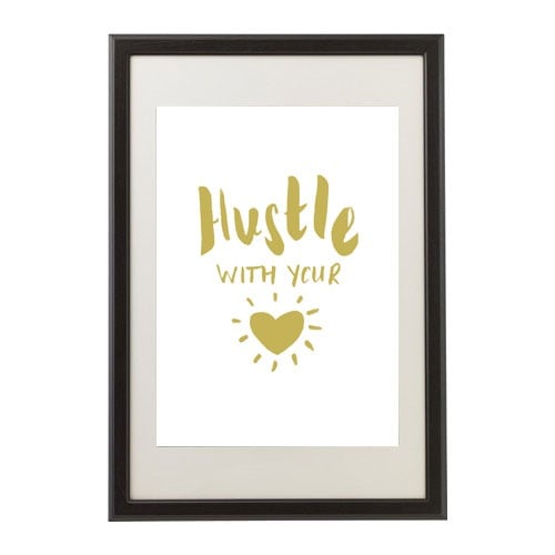 Image of Hustle With Your Heart (gold)