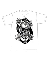 Image 1 of Sugar Skull with Flowers (B1) **FREE SHIPPING**