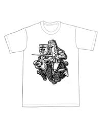 Image 1 of The Black and White Knight T-shirt (A2)**FREE SHIPPING**
