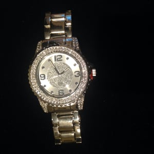 Image of Silver bling bezel watch in Gift Box