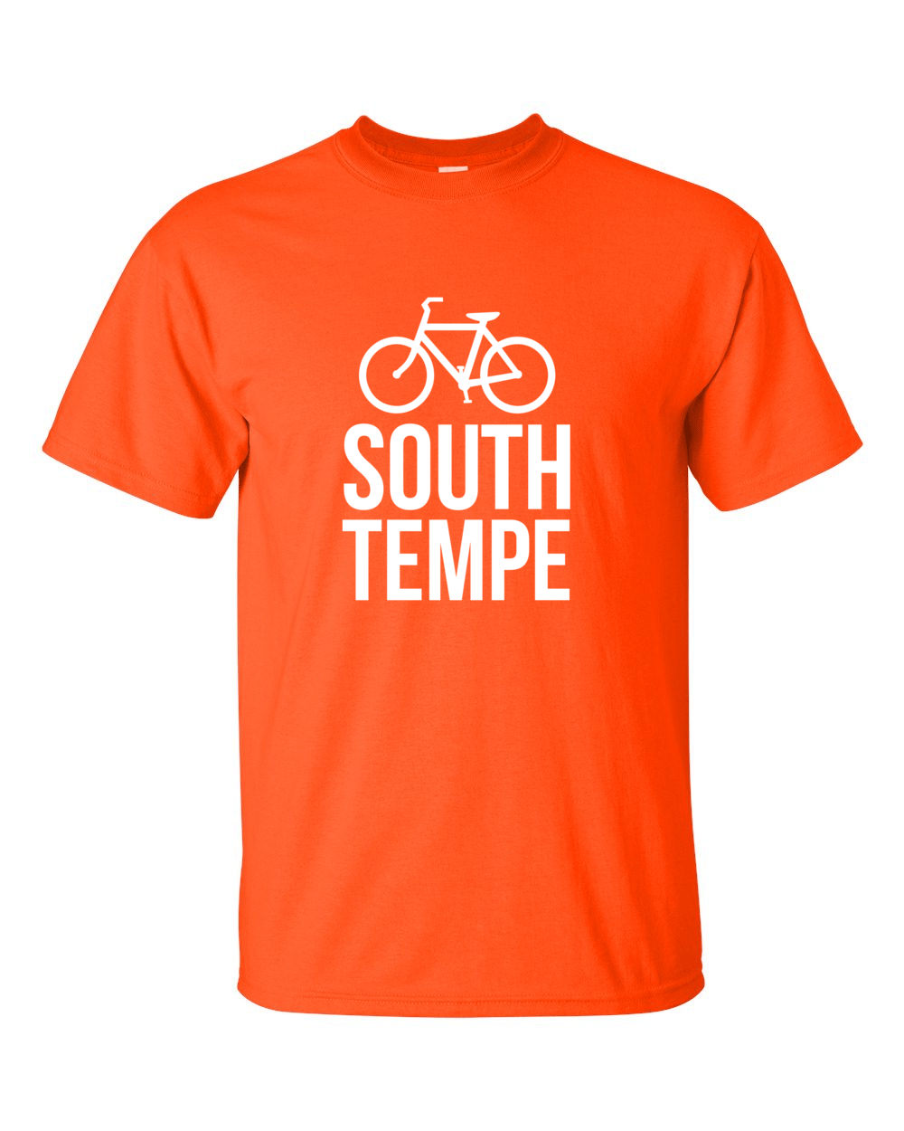 Image of South Tempe - Citrus Orange Shirt with White Letters