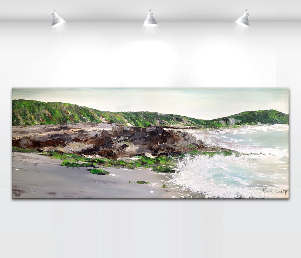 Image of 'We walked on a silver sands'  60x152