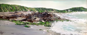 Image of 'We walked on a silver sands'  60x152