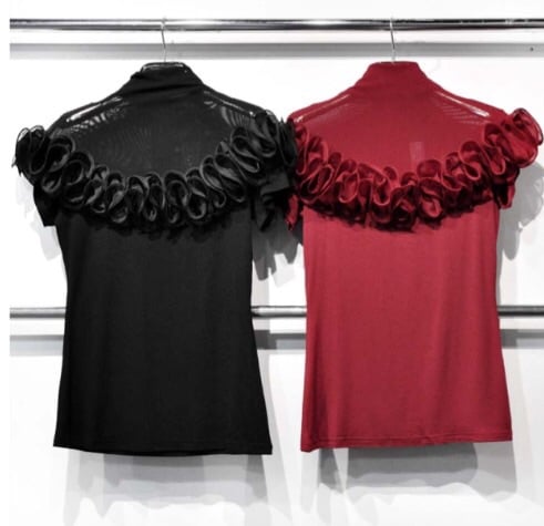 Image of  Rose Ruffle Top