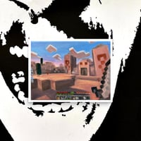 Desert Temple Poster Print