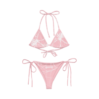 Image 1 of Spider Print String Bikini