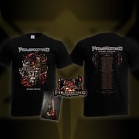 Image 1 of FIREWIND - XMAS BUNDLE (TOUR SHIRT + PATCH + SIGNED CARD)