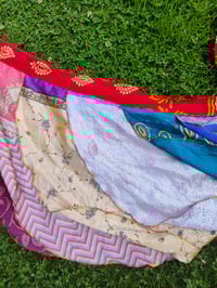 Image 9 of Wrap petal skirt 8-18 uk red waistband