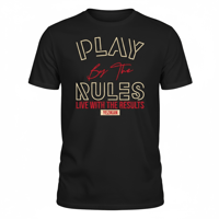 Image 3 of Yezikan Red Play By The Rules Graphic T-Shirt