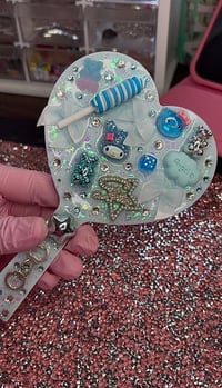 Image 1 of ☆ FREESTYLE ☆ JUNKY HEART MIRROR ( BLUE ) 