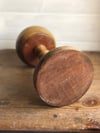 Heavy turned wooden chalice