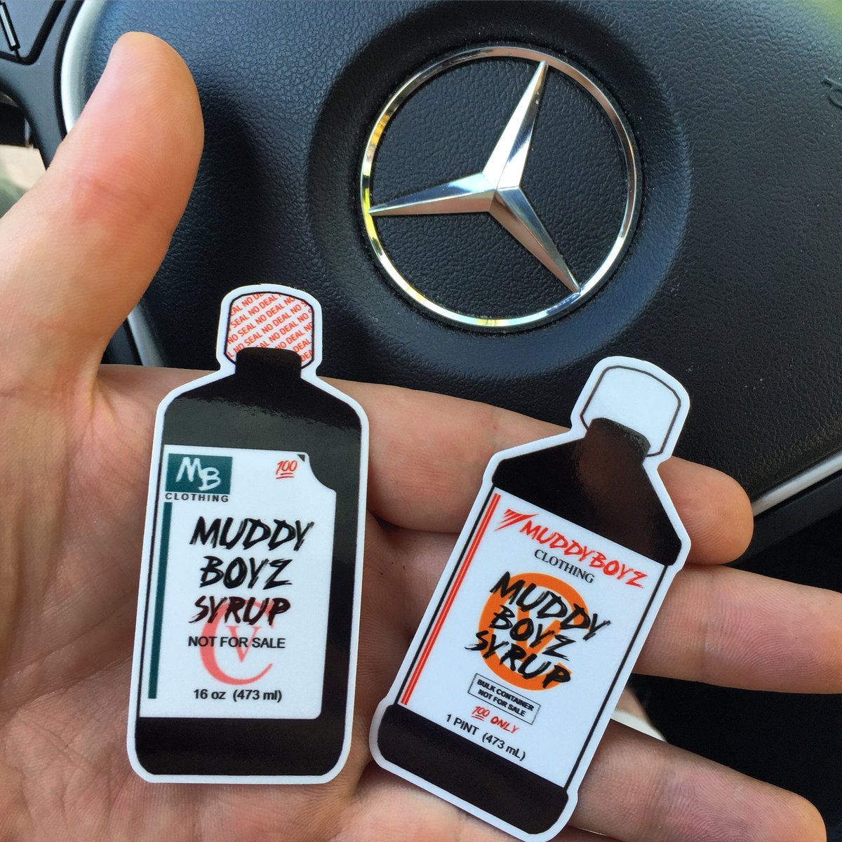 Muddy Boyz Mini Pint Stickers | MuddyBoyz