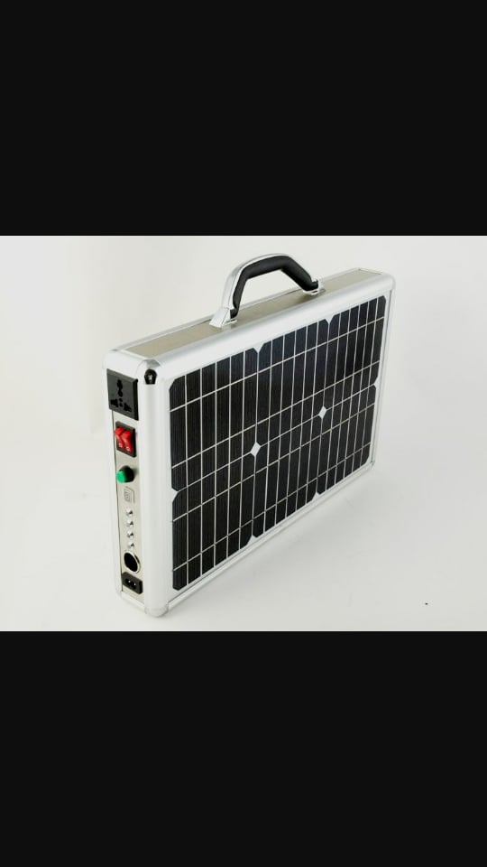 Image of Portable All in One 15watt (150watt output) Solar Powered Home/Outdoor Generator