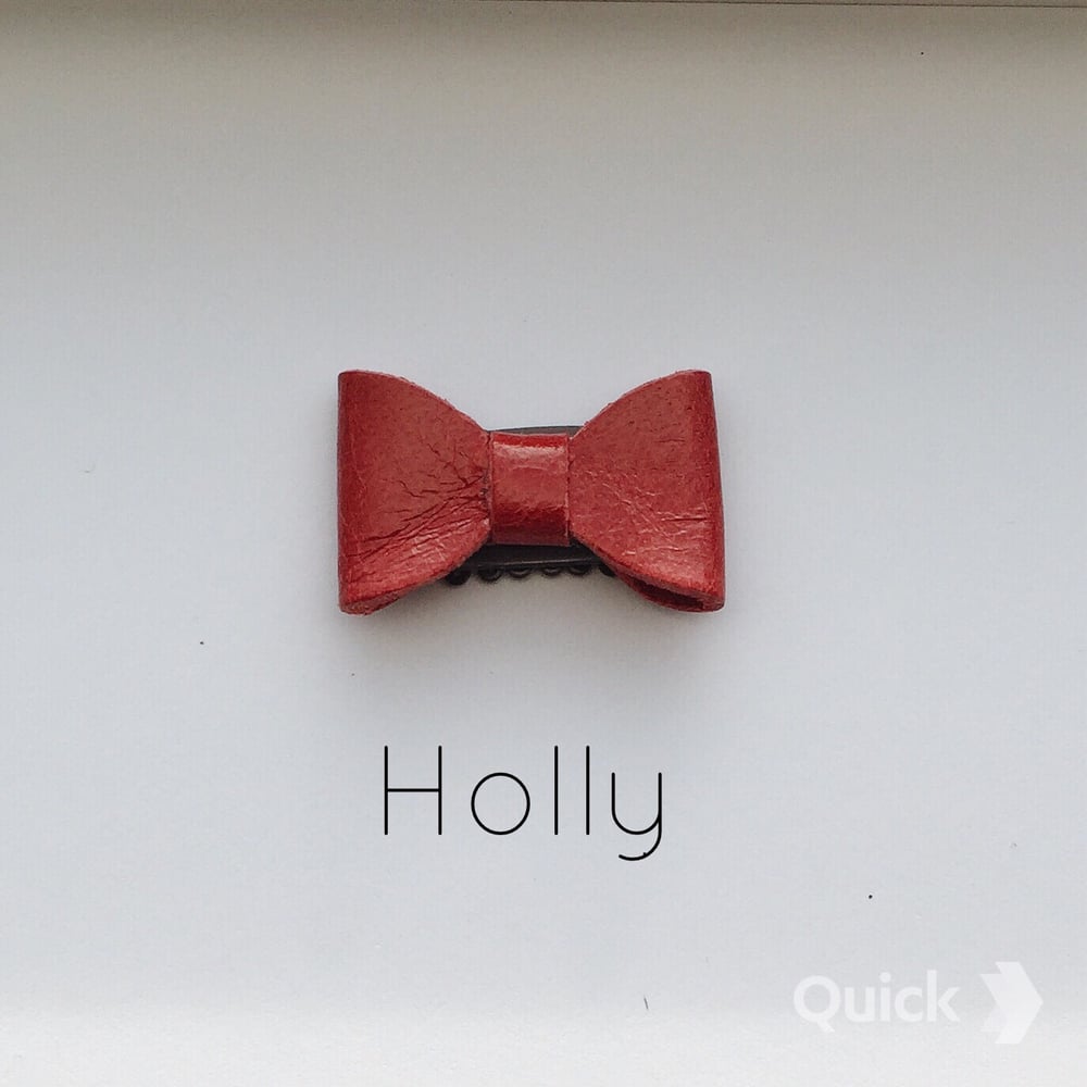 Image of Original petite bow in reds