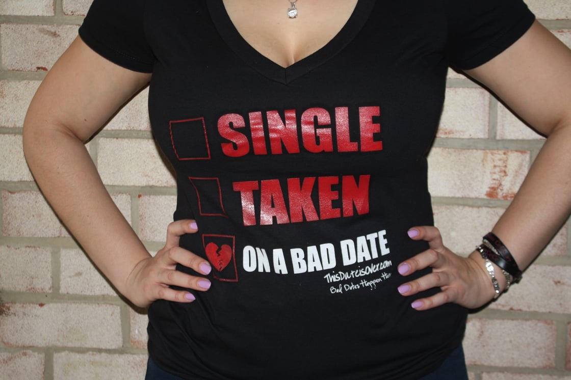 Image of On A Bad Date Deep V - Ladies