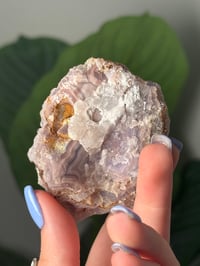 Image 3 of LIGHT PURPLE LAGUNA AGATE WITH PARALAX