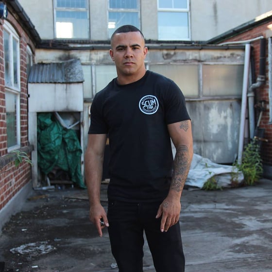 Image of Scum TShirts big & small logo