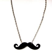 Image of BOLD Dali Mustache Necklace SET OF 2 NECKLACES