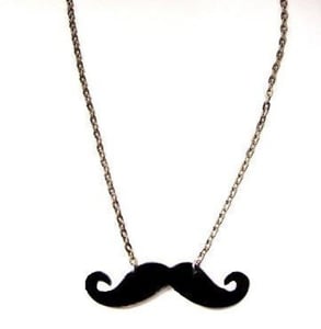 Image of BOLD Dali Mustache Necklace SET OF 2 NECKLACES