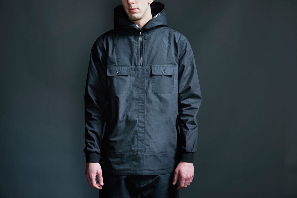 Image of BLACKOUT hooded shirt