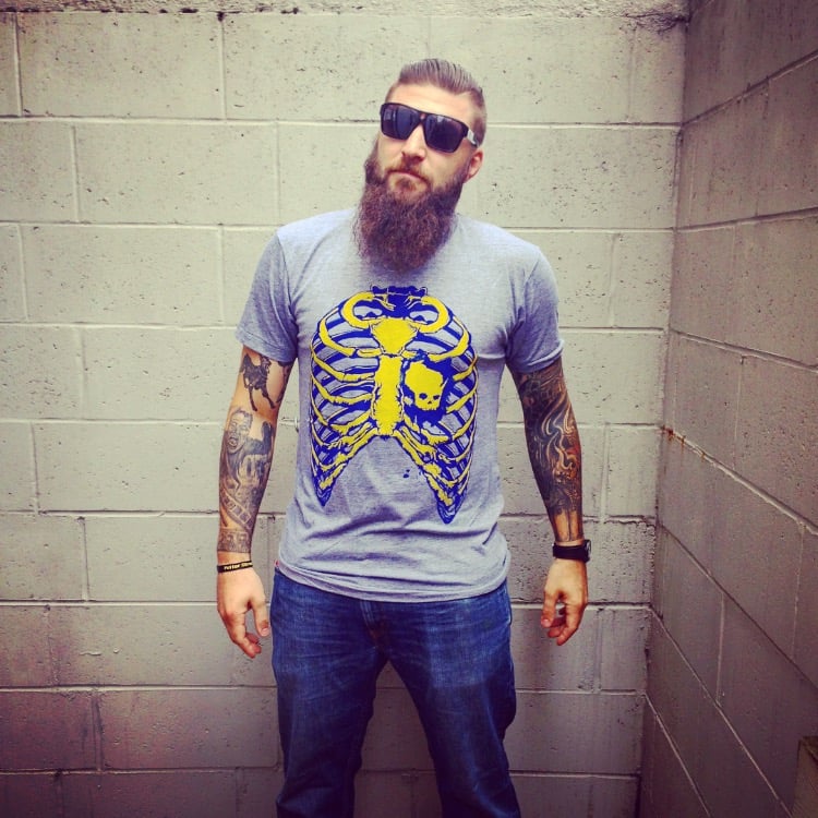 Blue/Yellow Rib Cage