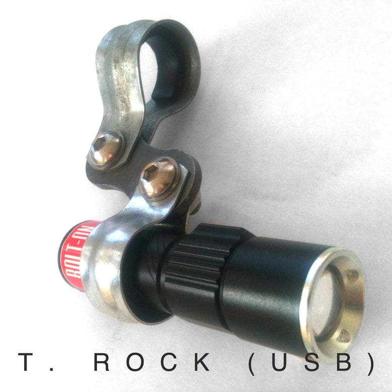 Image of T. ROCK 2000LM USB Theft-Deterrent USB Bicycle Light
