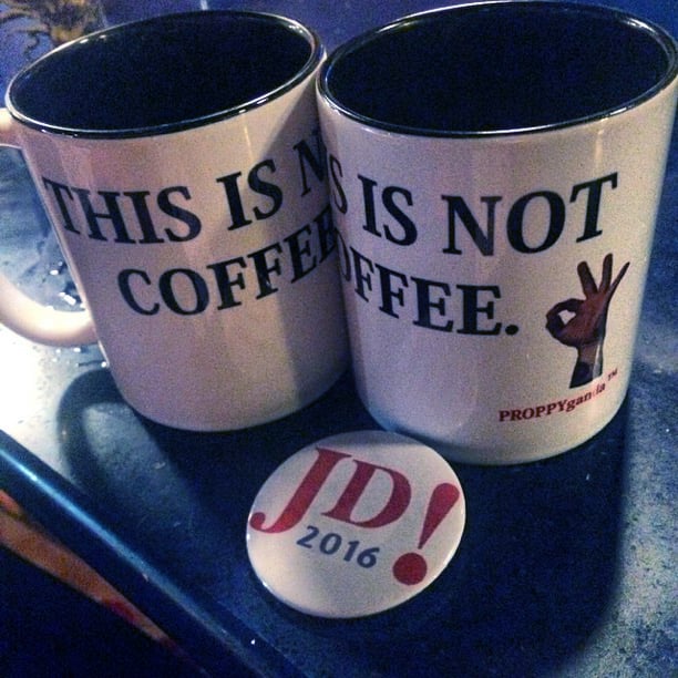 Image of JD's 'This Is Not Coffee' Mug