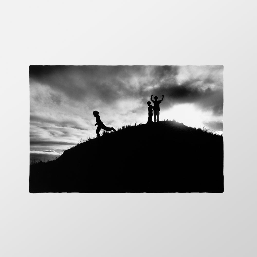 Image of Children playing the sand dunes, Killarney, 1998 – Limited edition of 100