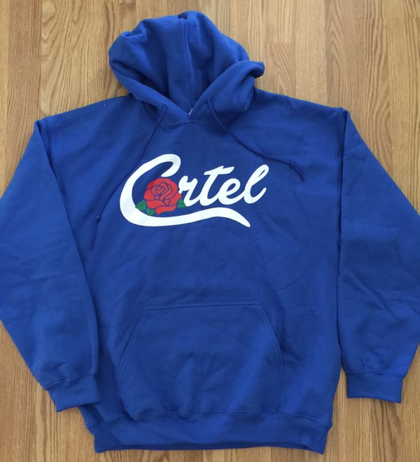 Image of Blue Cartel Rose Hoodie