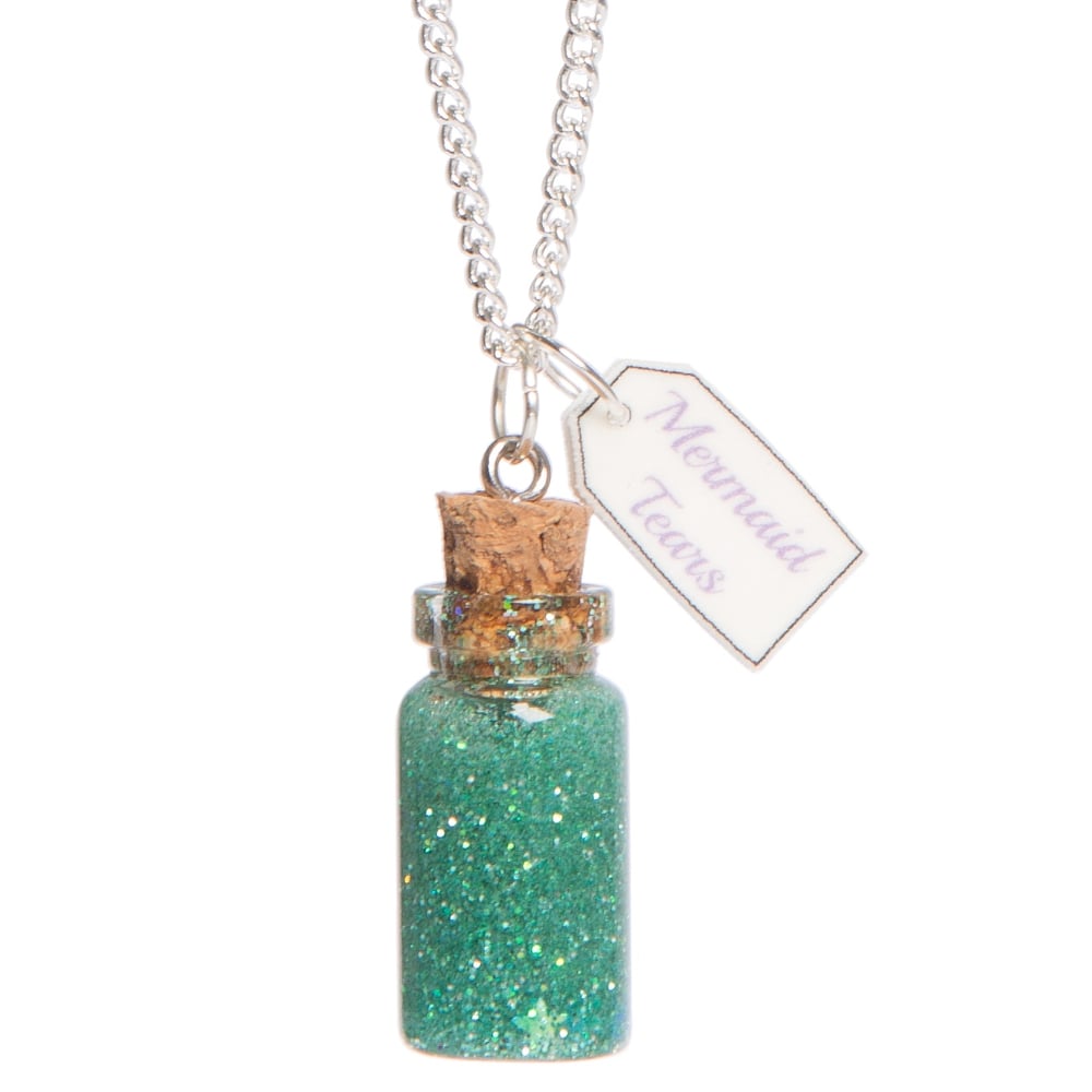 Image of Mermaid Tears Bottle Necklace