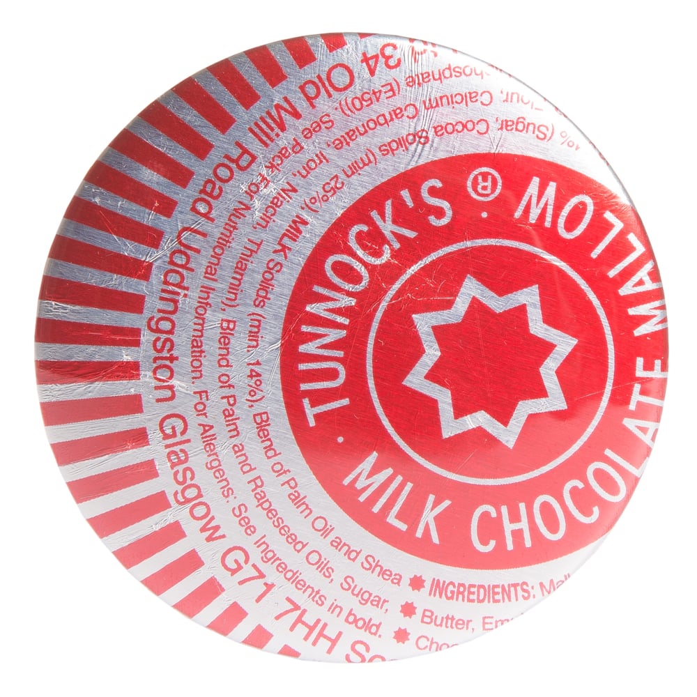 Image of Tunnocks Teacake Pocket Mirror / Magnet