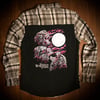 An American Werewolf in London UPcycled t-shirt flannel