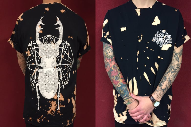 Image of Reach The Surface - Beetle Shirt - Chlorinated