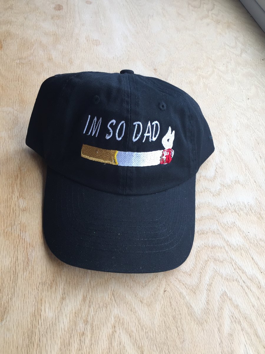 Image of Black "Im So Dad" Hat