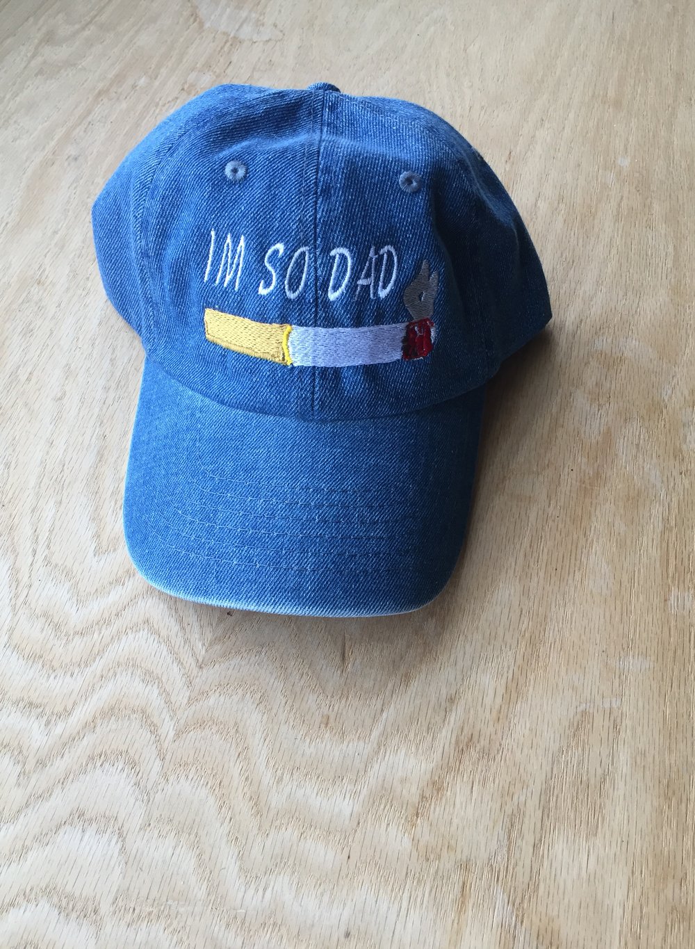 Image of Denim "Im So Dad" Hat 