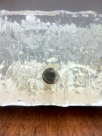 Image 3 of Textured Glass Flush Mount Light