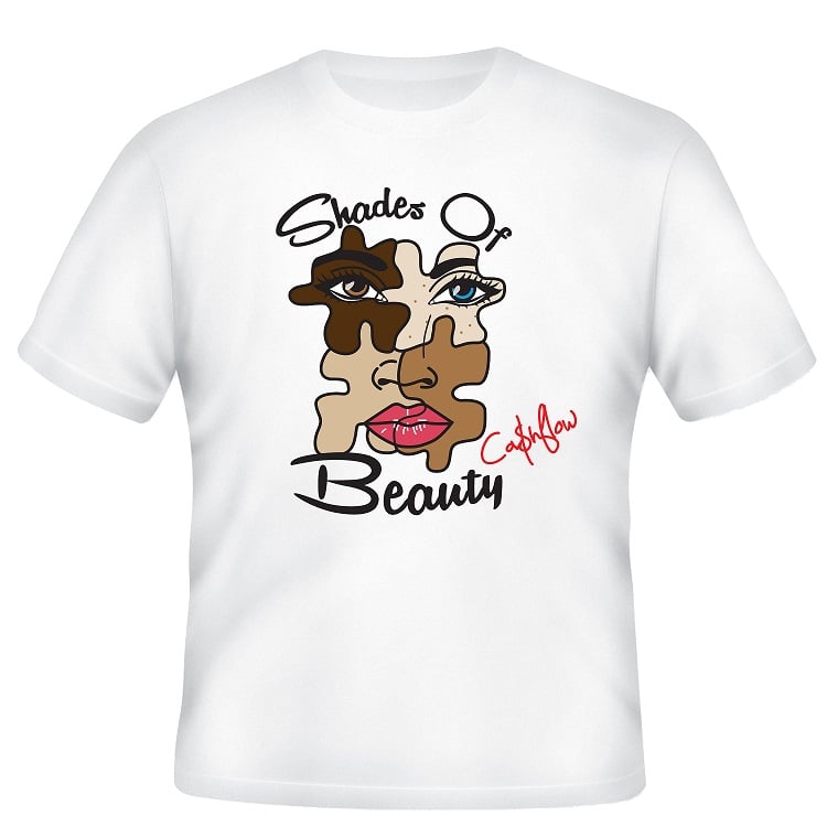 Image of Cashflow - Shades Of Beauty White Tee