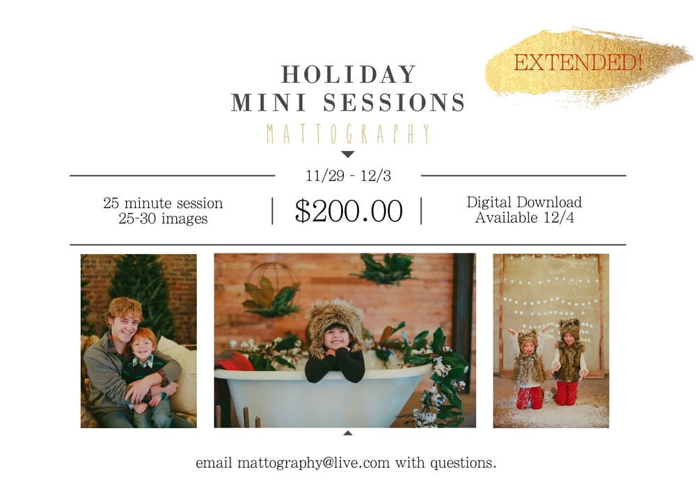 Image of Holiday Mini Sessions