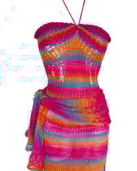 Image 3 of PRISM SILHOUETTE MAXI DRESS 