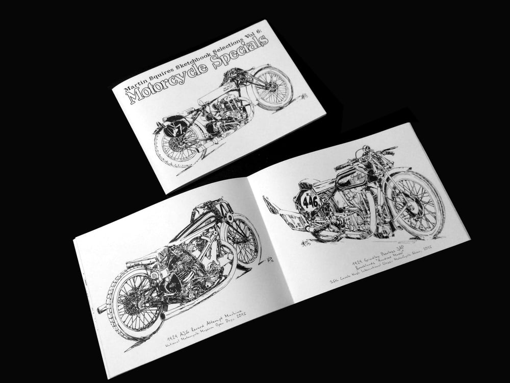 Image of Sketchbook Selections Vol 6: Motorcycle Specials