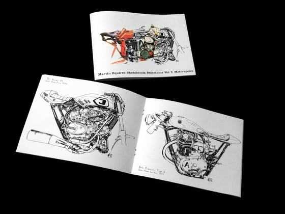 Image of Sketchbook Selections Vol 7: Motorcycles
