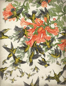 Image of popular print 4: hummingbirds